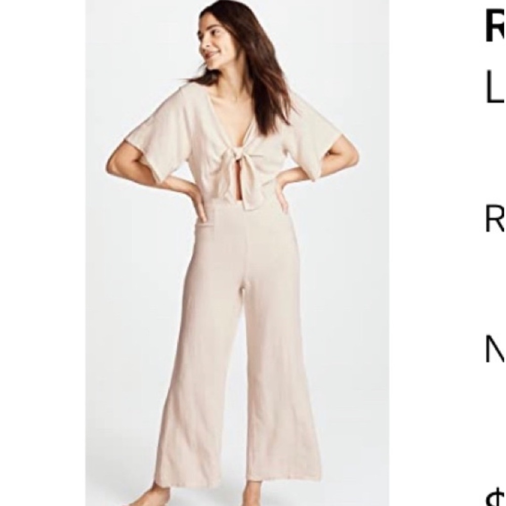 Rachel Pally Cream Jumpsuit, size XS